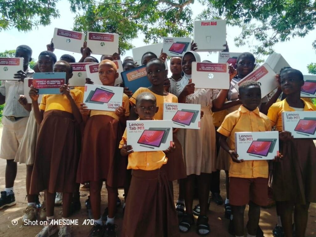 Kokoroko school receives GHS 100,000 support from Dr. Jamila Dugan and friends -