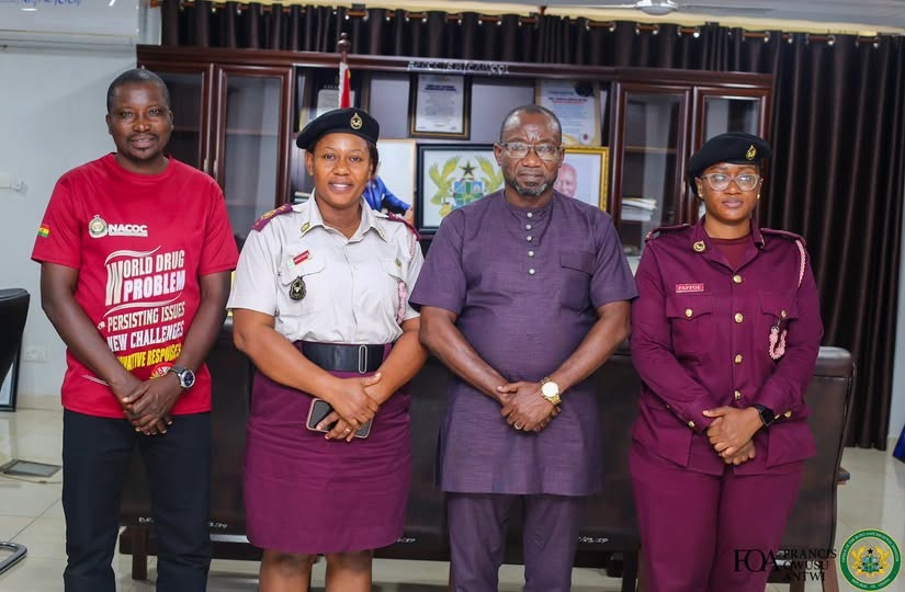 Bono East Regional Minister Strengthens Partnership with NACOC to Combat Drug Abuse - abuse