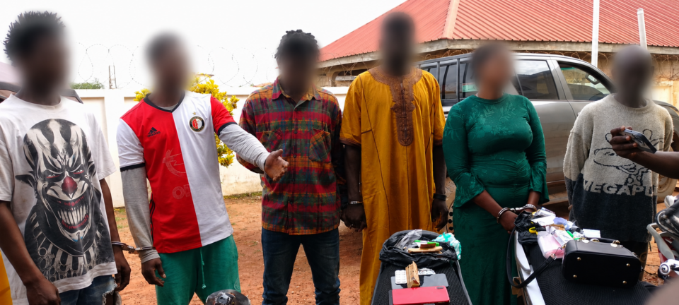 Six arrested in Bono East NACOC anti-drug operation at Techiman Nkwaeso - anti-drug