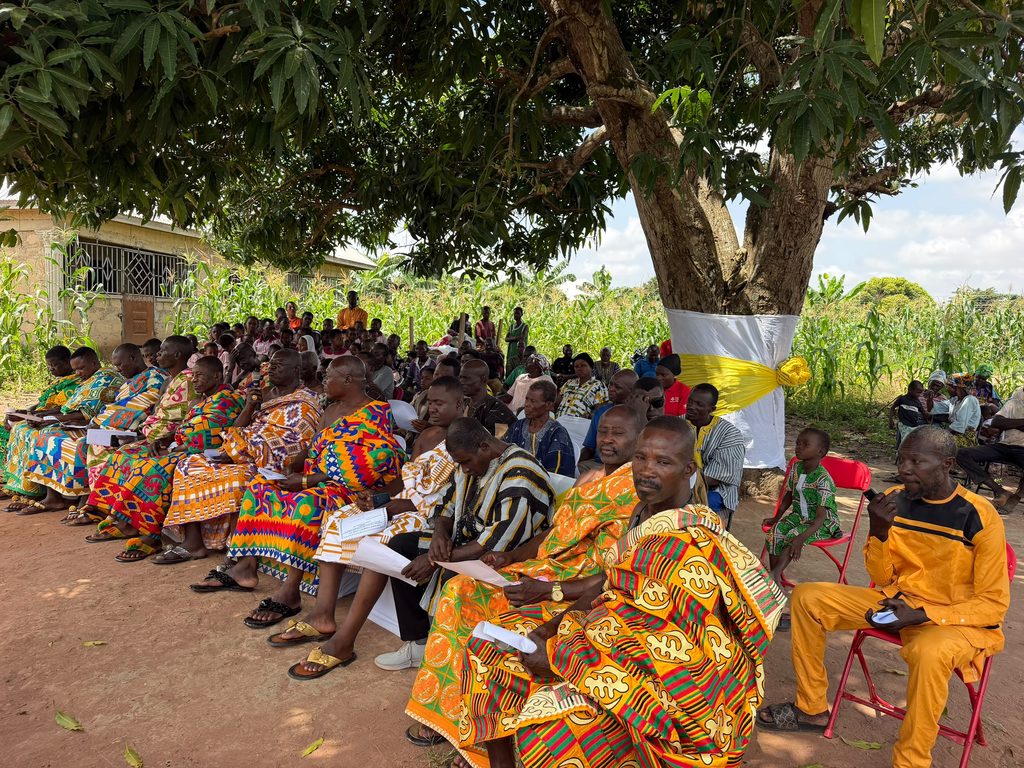 Kintampo Community Bank provides mechanised borehole for Koramoa - borehole